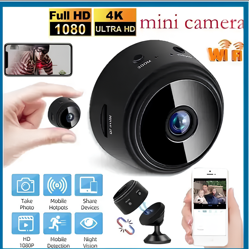 Mini Camera WI-FI HD com visão noturna