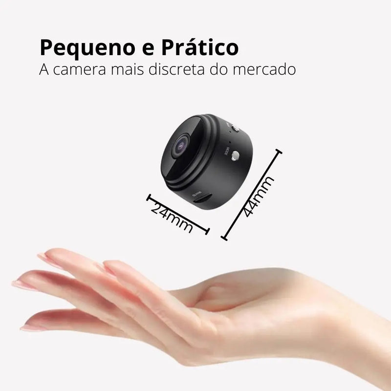 Mini Camera WI-FI HD com visão noturna